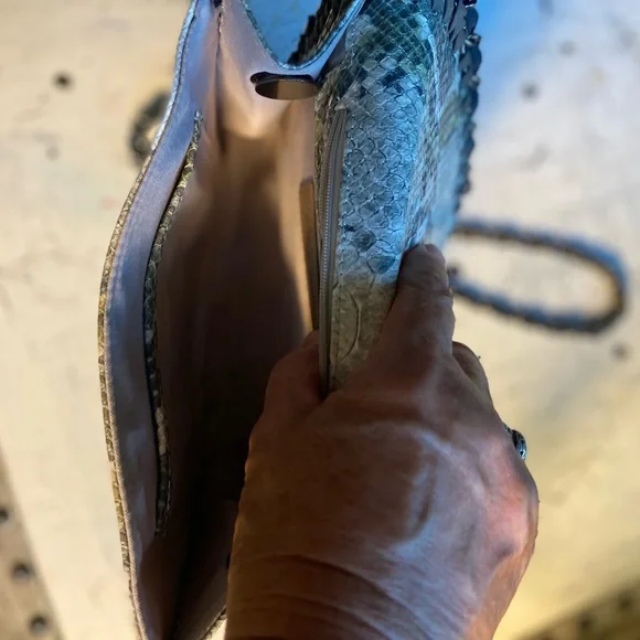 Sondra Robert’s Snake Skin Crossbody 23” - Picture 7 of 8